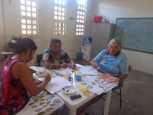 Cursos de Bordado e Pintura em Tecido são oferecidos à população baronense.(Imagem:FlorianoNews)