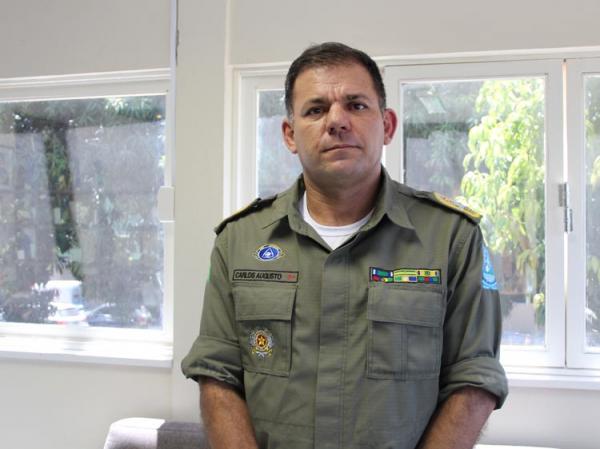 Comandante geral da PM, coronel Carlos Augusto Souza.(Imagem:Cidade Verde)