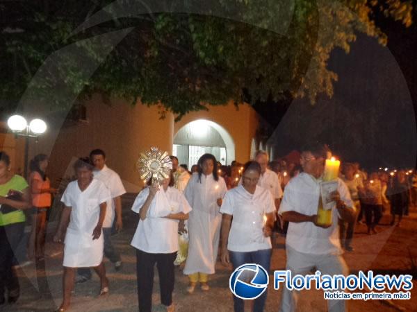 Encerrado o 14º Cerco de Jericó na Paróquia de Nossa Senhora das Graças.(Imagem:FlorianoNews)