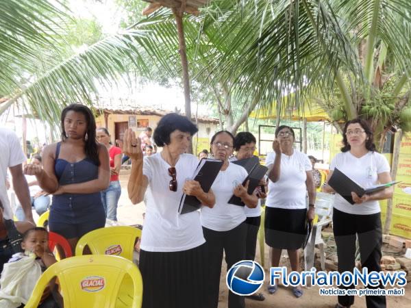 Fiéis participam de encerramento do Festejo de São José na localidade Pequi.(Imagem:FlorianoNews)