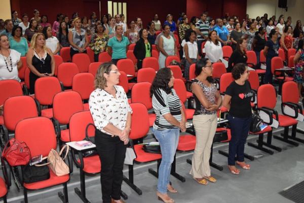 Professores participam de encontro de formação em Educação Inclusiva.(Imagem:Secom)