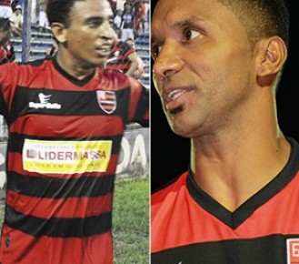 Edson Di e Lúcio Bala: atacantes do Flamengo-PI em 2013; setor passou por mudanças para temporada 2014.(Imagem:Renan Morais)