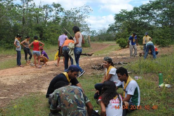 Curtição na Jornada de Aventura dos jovens de Floriano.(Imagem:Mérito Juvenil )