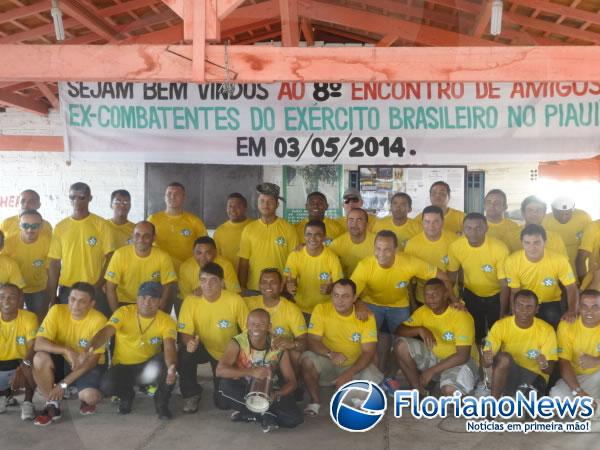 Associação dos Ex-Combatentes do Exercito realizou 8º encontro em Floriano.(Imagem:FloranoNews)