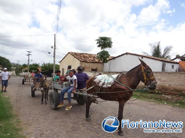 Festa dos Carroceiros atraiu dezenas de participantes em Nazaré do Piauí.(Imagem:FlorianoNews)