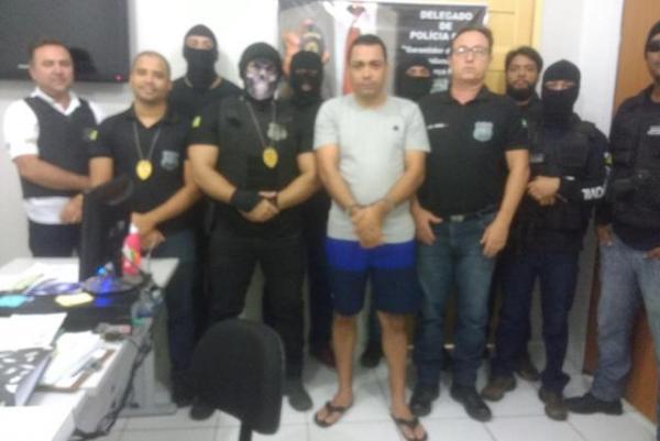 Polícia de Floriano cumpre mandado de prisão em desfavor de estelionatário.(Imagem:Polícia Civil)