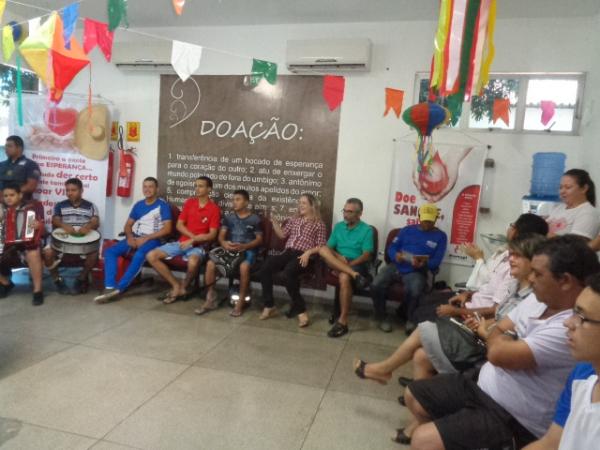 Hemocentro de Floriano comemora Dia Mundial do Doador de Sangue.(Imagem:FlorianoNews)