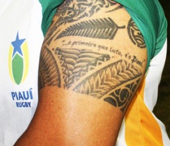 Força: atletas mostram paixão pelo Piauí Rugby.(Imagem:Daniel Cunha)