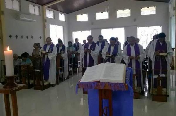 Clero da Diocese de Floriano participa de Retiro em São Luís.(Imagem:Ascom)