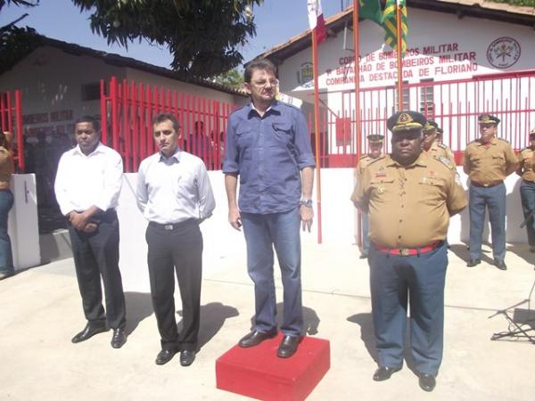 Wilson Martins inaugurou nova sede do Corpo de Bombeiros em Floriano.(Imagem:FlorianoNews)