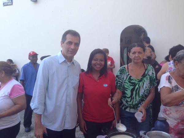 Bairro Alto da Cruz inicia festejo com alvorada e café da manhã.(Imagem:SECOM)