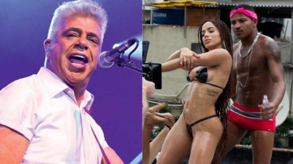 Lulu Santos e clipe Vai Malandra, de Anitta.(Imagem:Reprodução)