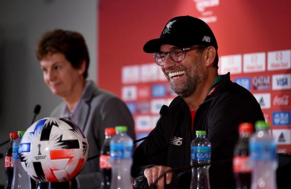 Jürgen Klopp em entrevista coletiva nesta sexta-feira(Imagem:Andrew Powell/Liverpool FC via Getty Images)