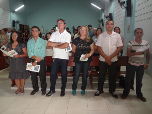 Celebrada missa pelo 1º mês de falecimento do Frei Antonio Curcio.(Imagem:FlorianoNews)