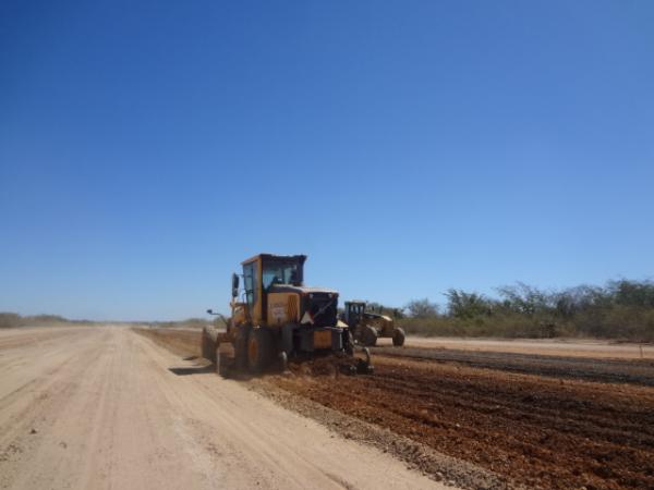 Secretário dos Transportes visita obras em Floriano.(Imagem:FlorianoNews)