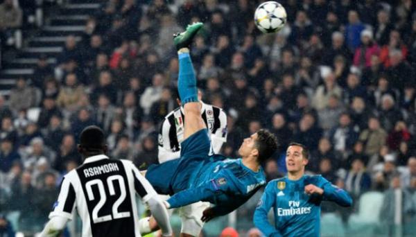 CR7 admite surpresa com golaço de bicicleta na vitória do Real Madrid.(Imagem:AFP)