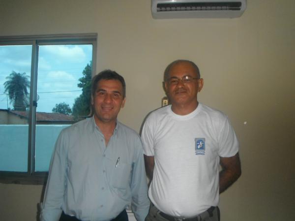 Gilberto Jr e Cel. Lisandro(Imagem:FlorianoNews)