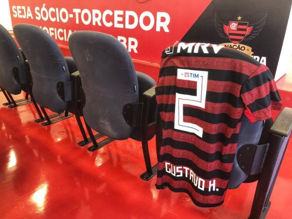 A camisa 2 de Gustavo Henrique(Imagem:Divulgação / Flamengo)