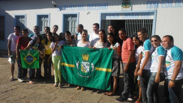 Delegação de jovens de Floriano embarcou para o Rio de Janeiro.(Imagem:FlorianoNews)