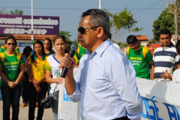 Solenidade na Praça Santo Antônio marca abertura da Semana da Pátria em Barão de Grajaú.(Imagem:Reprodução/Facebook)