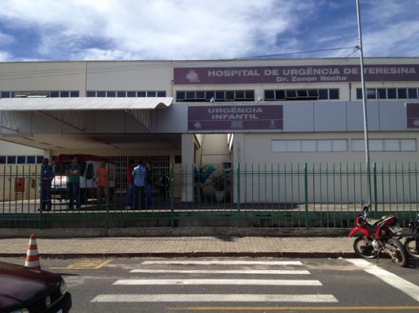 Adolescente foi levado em estado grave para o Hospital de Urgência de Teresina.(Imagem:Gil Oliveira/ G1)
