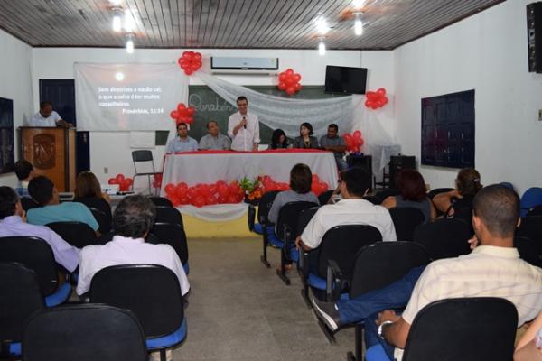 Pref. Gilberto Júnior empossa nova Gerência e Conselhos do Fundo Previdenciário Municipal.(Imagem:Waldemir Miranda)