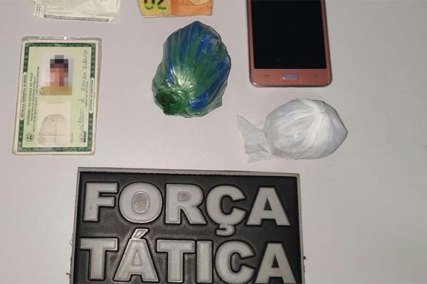 PM encontra cocaína e maconha em ônibus que seguia para Teresina.(Imagem:Divulgação PM-PI)