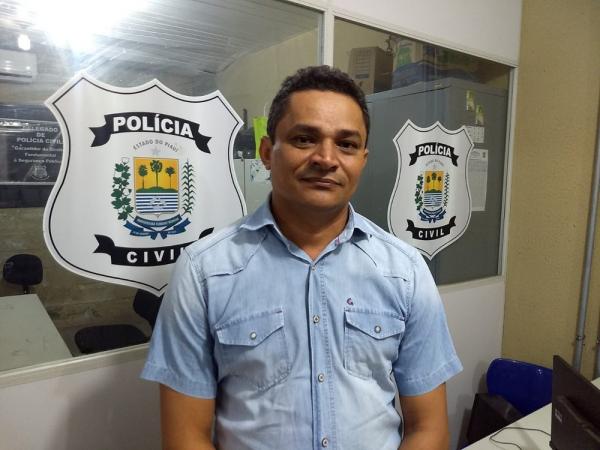 Presidente da Câmara Municipal de Bocaina, vereador Vando Sampaio, fez BO.(Imagem:Antônio Rocha/TV Clube)