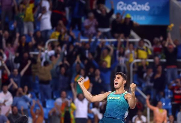 Thiago Braz é o novo campeão olímpico do Brasil.(Imagem:Reuters)