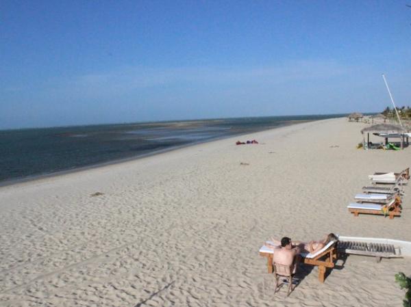 Praia de Barra Grande no Litoral piauiense vai sediar festa de réveillon.(Imagem:Patrícia Andrade/G1)