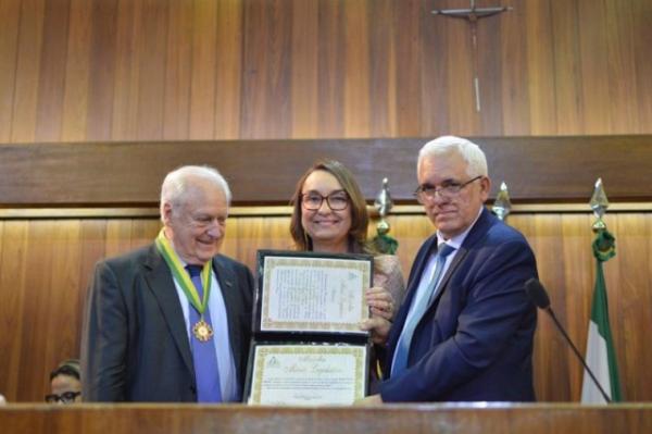 Legislativo do Piauí concede Medalha do Mérito a René Dotti.(Imagem:Alepi)