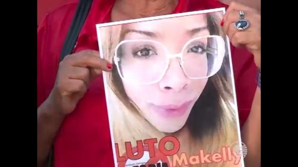 Travesti Makelly Castro morreu asfixiada na Zona Sul de Teresina.(Imagem:Reprodução/Tv Clube)