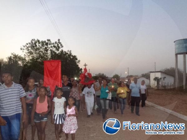 Festejo de Bom Jesus da Lapa no Tabuleiro do Mato encerrado com Procissão e Missa.(Imagem:FlorianoNews)