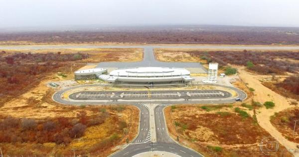 Aeroporto de São Raimundo Nonato foi um dos afetados por paralisação dos aeroportuários.(Imagem:Reprodução/TV Clube)