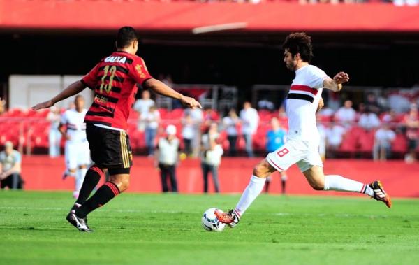 Kaká pontuou negativo no Cartola FC por sua participação no jogo entre São Paulo e Vitória.(Imagem:Marcos Ribolli)