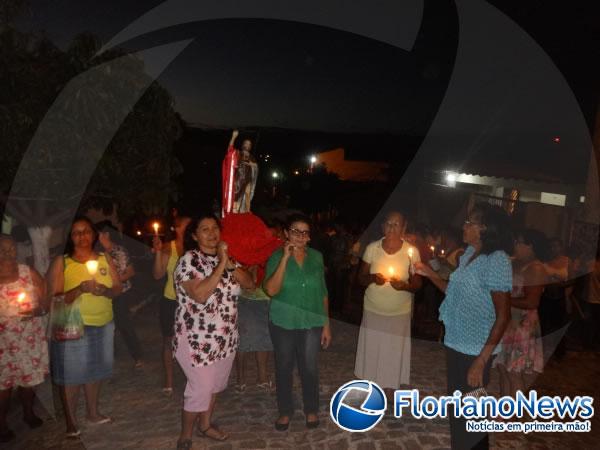 Procissão encerrou festejos de São João Batista no bairro Taboca.(Imagem:FlorianoNews)