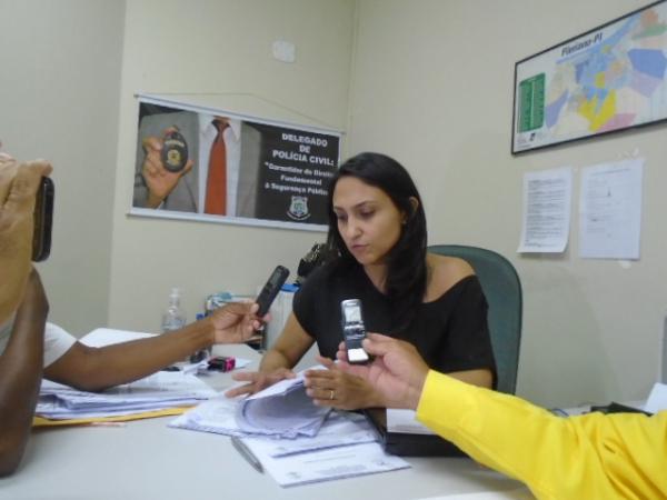 Delegada Luana Alves(Imagem:FlorianoNews)