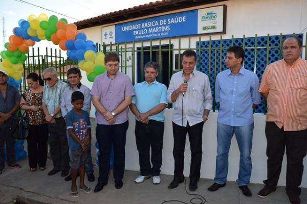 Inauguração da Unidade Básica de Saúde Paulo Martins.(Imagem:Waldemir Miranda)