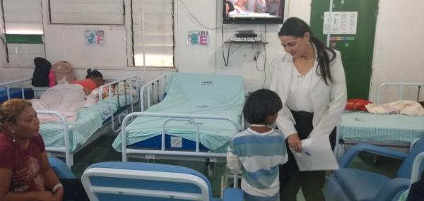 Deputada Teresa Britto visita Hospital Regional Tibério Nunes(Imagem:FlorianoNews)