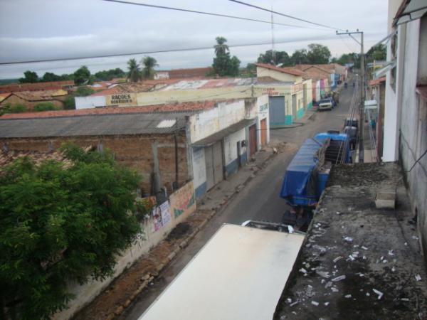 vista aeria da rua Clementino Ribeiro(Imagem:redação)