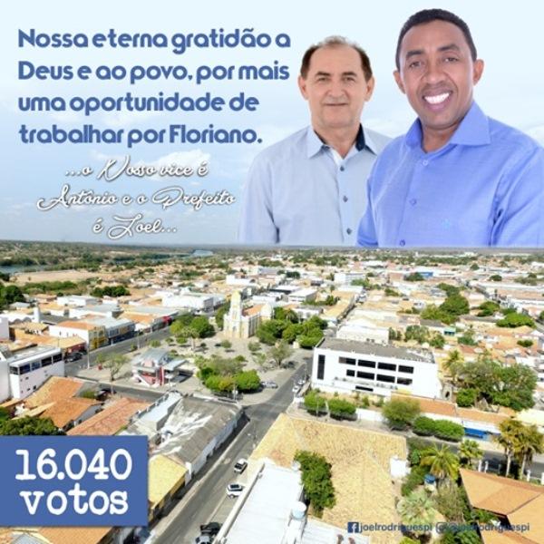 Eleito, Joel Rodrigues, agradece pelos 16.040 votos recebidos.(Imagem:Reprodução/Facebook)