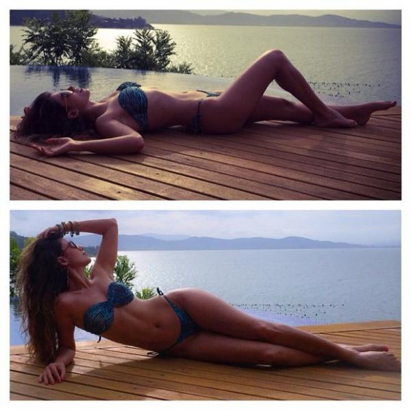 Paula Fernandes faz poses sensuais.(Imagem:Instagram / Reprodução)