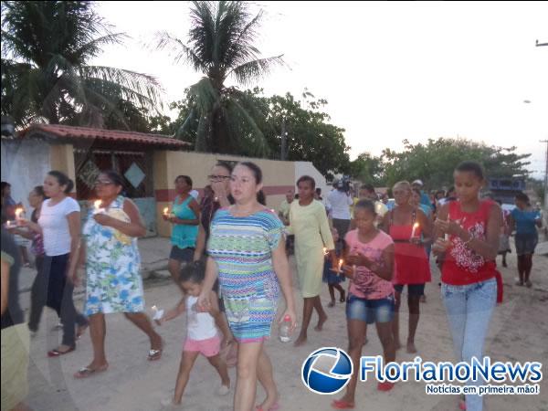 Procissão e missa encerraram o festejo de Nossa Senhora das Mercês em Floriano.(Imagem:FlorianoNews)