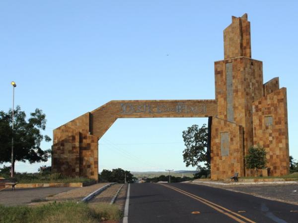 Portal de entrada da cidade de Castelo do Piauí, Norte do estado do Piauí.(Imagem:Patrícia Andrade/G1)