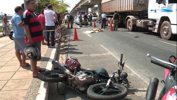 Acidente na Avenida Maranhão deixou um homem morto.(Imagem:Reprodução/TV Clube)