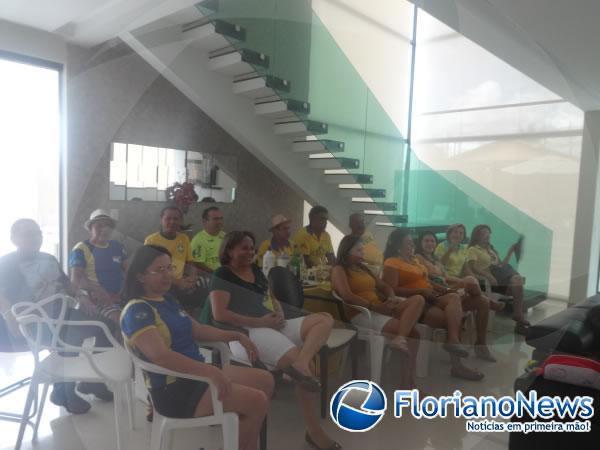 Torcidas de Floriano e Barão de Grajaú comemoraram vitória sofrida do Brasil contra o Chile. (Imagem:FlorianoNews)