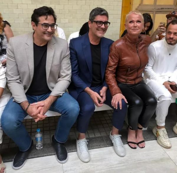 Luciano Szafir, Junno Andrade e Xuxa.(Imagem:QUEM)