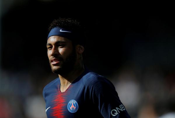 Neymar em Angers x PSG (Imagem:REUTERS/Stephane Mahe)