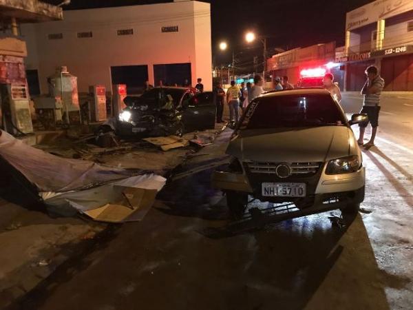 Colisão entre dois veículos deixa um morto no Centro de Floriano.(Imagem:FlorianoNews)