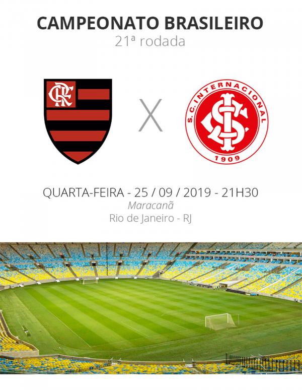 Flamengo x Internacional(Imagem:Infoesporte)